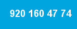 920 160 47 74